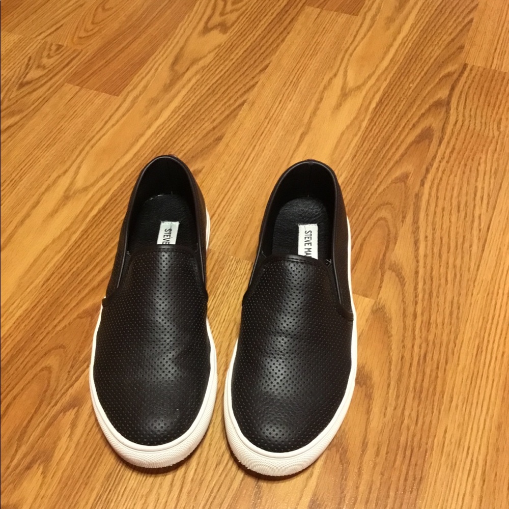 Slide on Steve maddens.